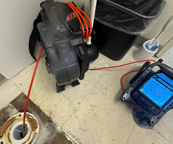 Drain camera inspection service